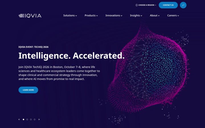 Screenshot of quintiles.com