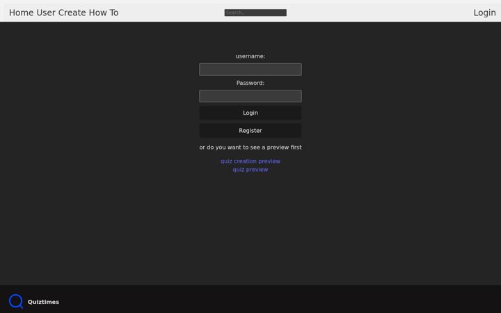 Screenshot of quiztimes.nl