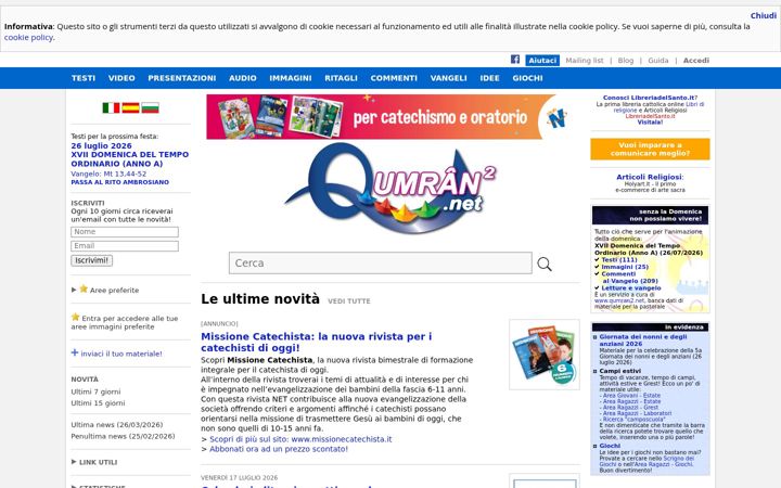 Screenshot of qumran2.net