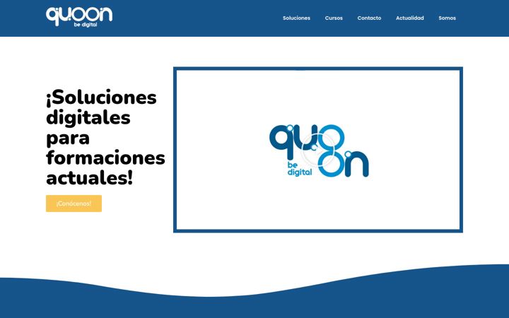 Captura de ecrã de quoon.es