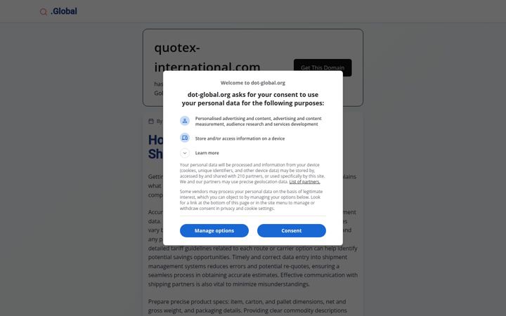 Screenshot of quotex-international.com
