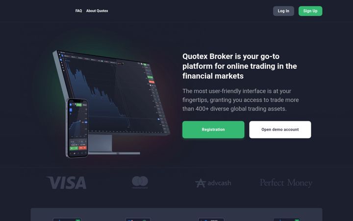 Screenshot of quotex.net.in