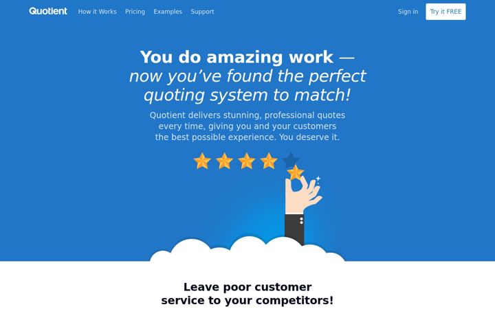 Screenshot of quotientapp.com