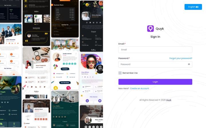 Screenshot of quyk.app