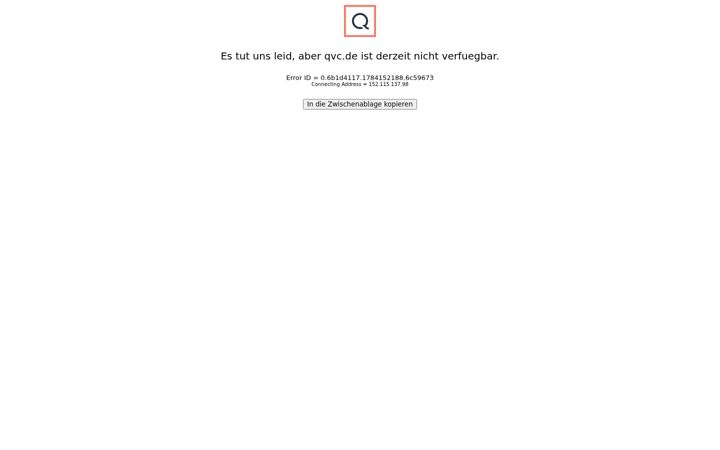 Screenshot di qvc.de