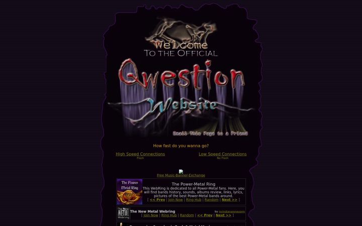Screenshot of qwestion.net