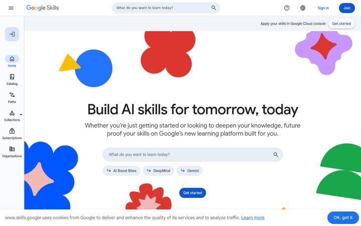 Screenshot of qwiklabs.com