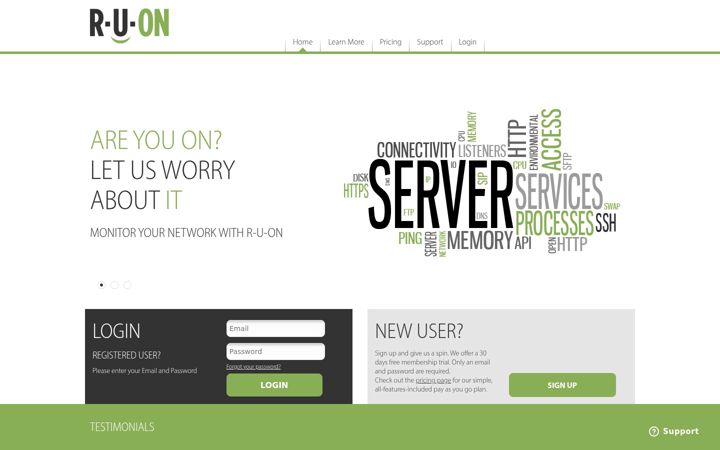 Screenshot of r-u-on.com