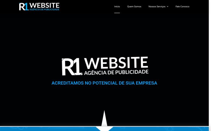Screenshot of r1website.com.br