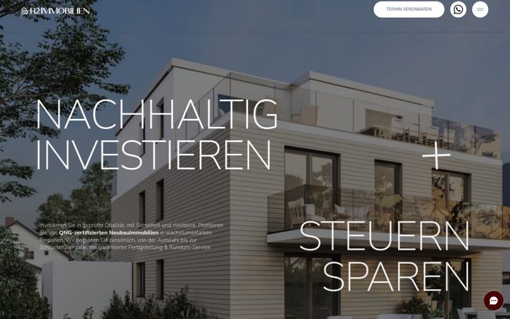 Screenshot ta' r2immobilien.com