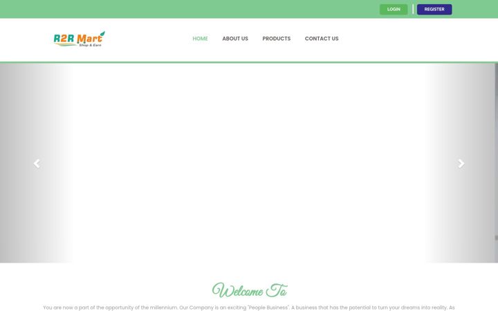 Screenshot of r2rmart.com