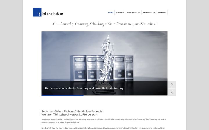 Screenshot of ra-juliane-kessler.de