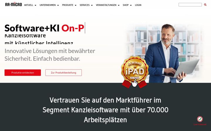 Screenshot of ra-micro.de