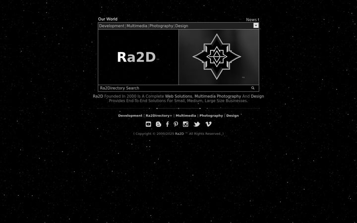 Screenshot of ra2d.com