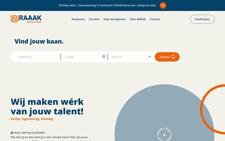 Screenshot ta' raaakpersoneel.nl