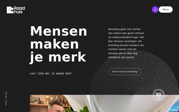 Zrzut ekranu raadhuis.com