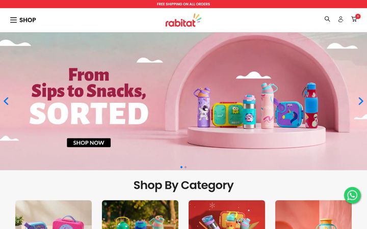 Екранна снимка на rabitat.com
