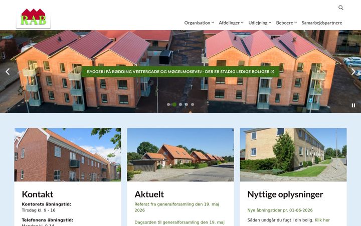 Screenshot of rabolig.dk