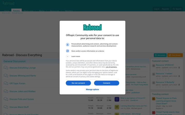 Screenshot of rabroad.com