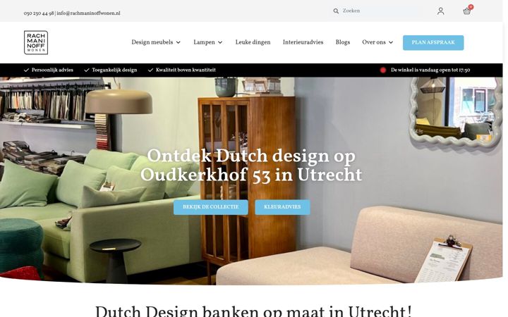Screenshot of rachmaninoffshop.nl