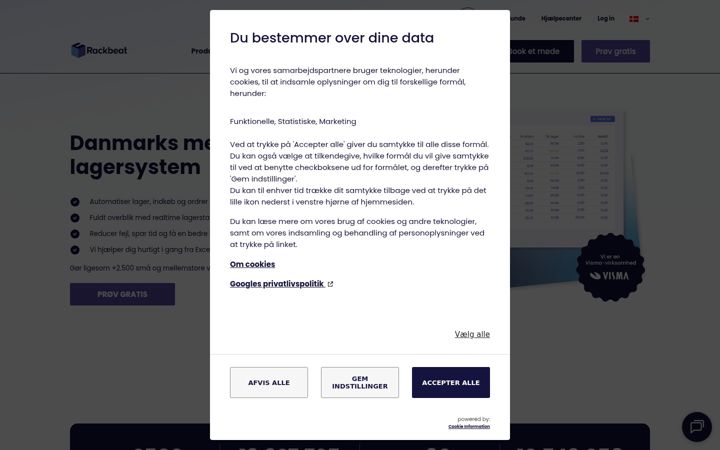 Screenshot of rackbeat.com