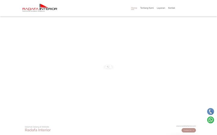 Ekraanipilt saidist radafainterior.com