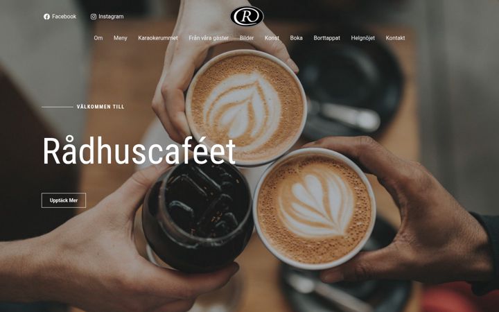 Screenshot of radhuscafeet.se