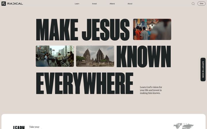 Screenshot of radical.net