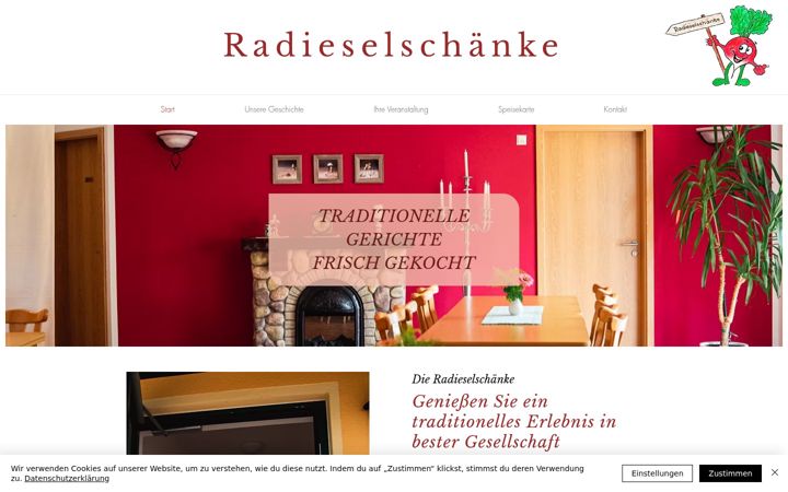 Screenshot of radieselschaenke-marienberg.de