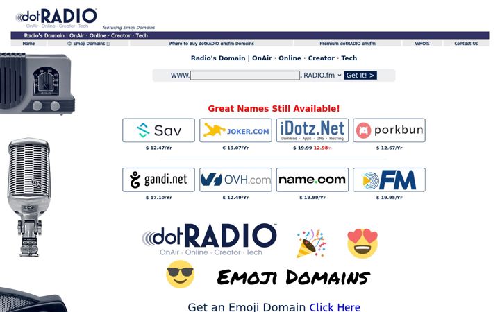 Screenshot di radio.fm