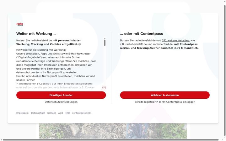 Screenshot of radiobielefeld.de