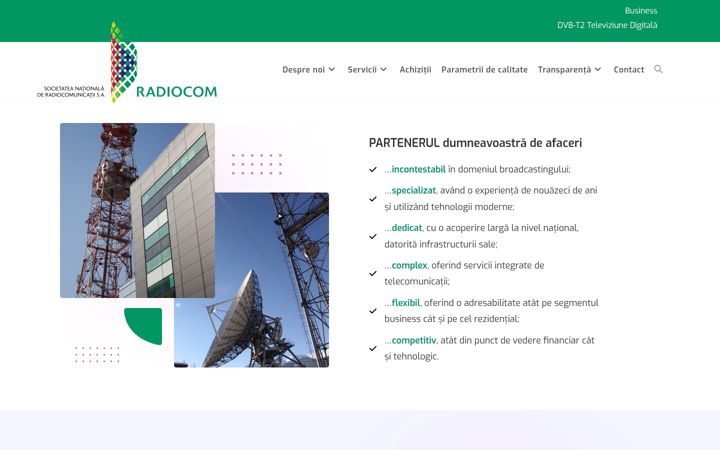 Screenshot of radiocom.ro