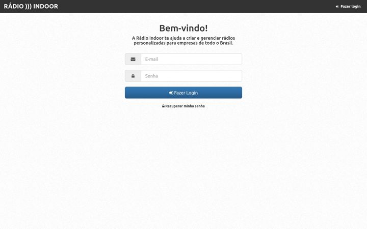 Screenshot of radioindoor.com.br