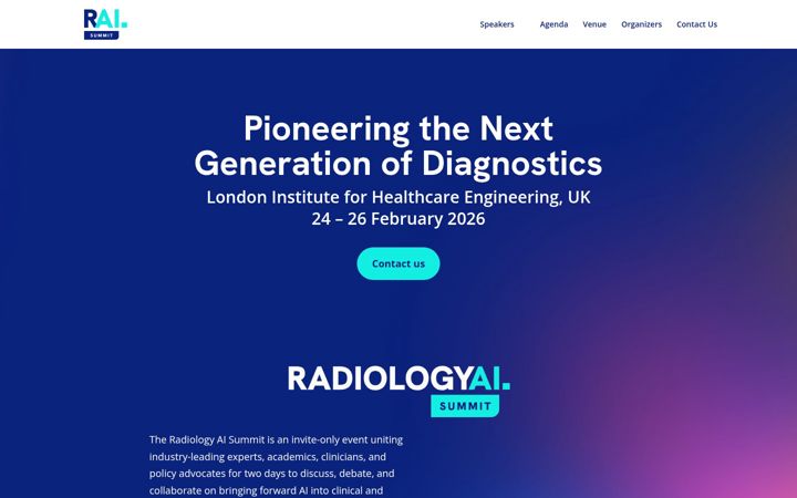 Screenshot di radiologyaisummit.com