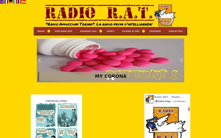Skjermbilde av radiorat.it
