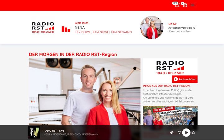 Screenshot of radiorst.de