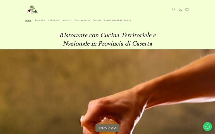 Captura de pantalla de radistrattoriamoderna.com