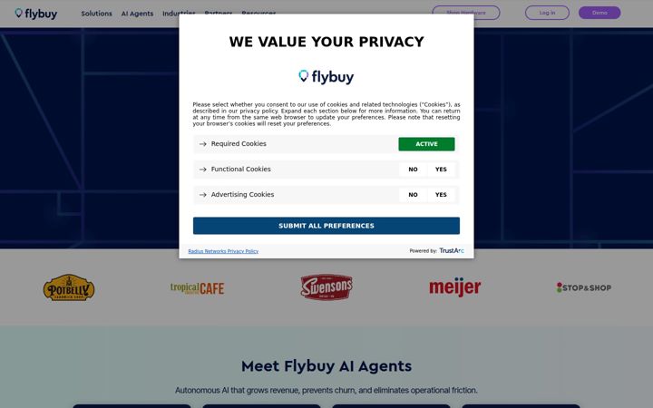 Screenshot of radiusnetworks.com