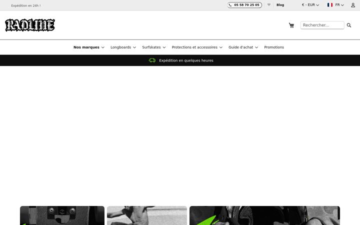 Screenshot ta' radline-boards.com