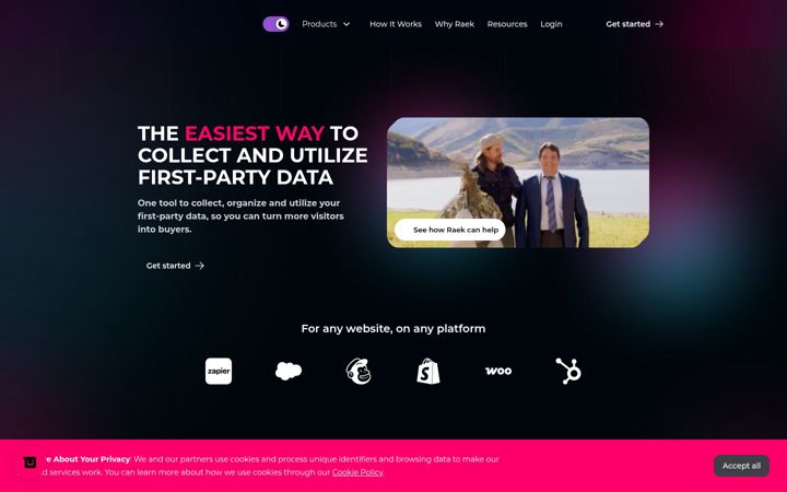 Screenshot of raek.net