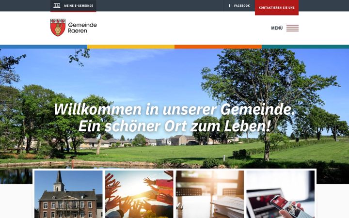 Screenshot von raeren.be