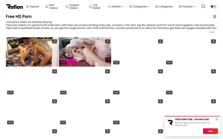Screenshot of rafian.com