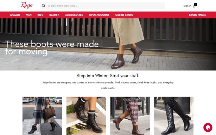 Screenshot of ragesa.co.za