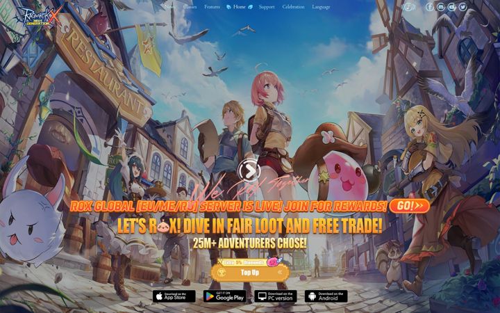 Screenshot of ragnarokx.net