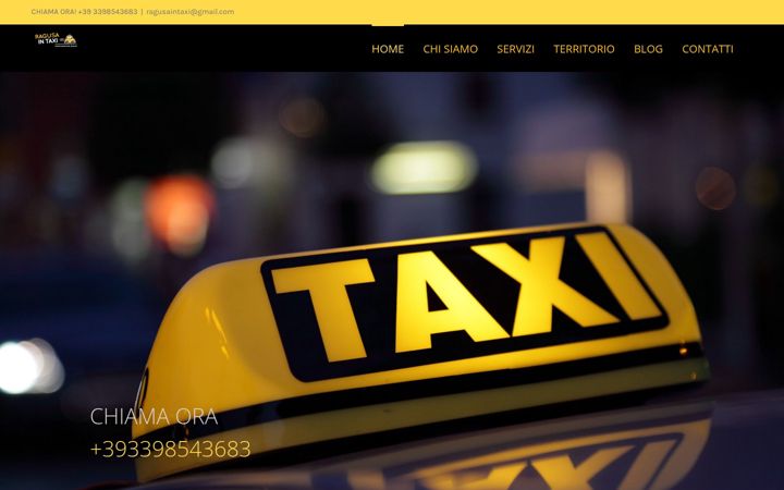 Screenshot ta' ragusaintaxi.it