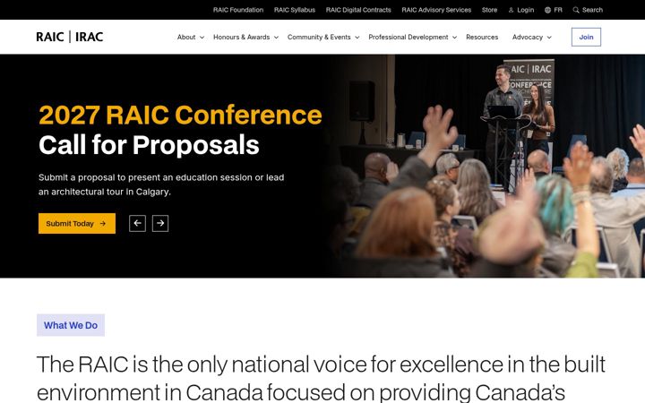 Screenshot of raic.org