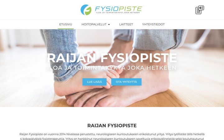 raijanfysiopiste.com