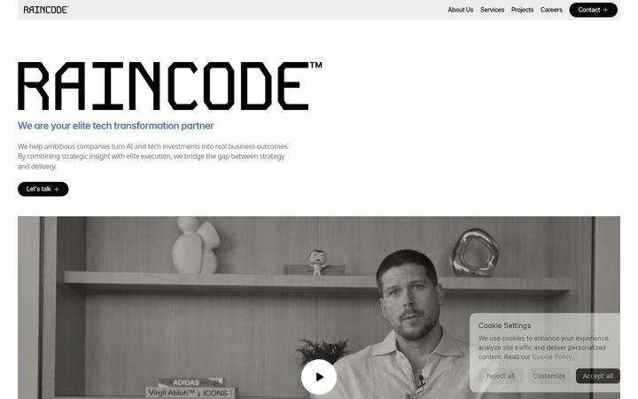 Screenshot of raincode.bh