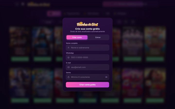 Screenshot of rainhadoslot.com.br