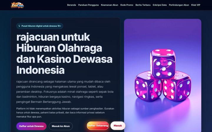 Screenshot of rajacuan.bet